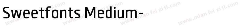Sweetfonts Medium字体转换